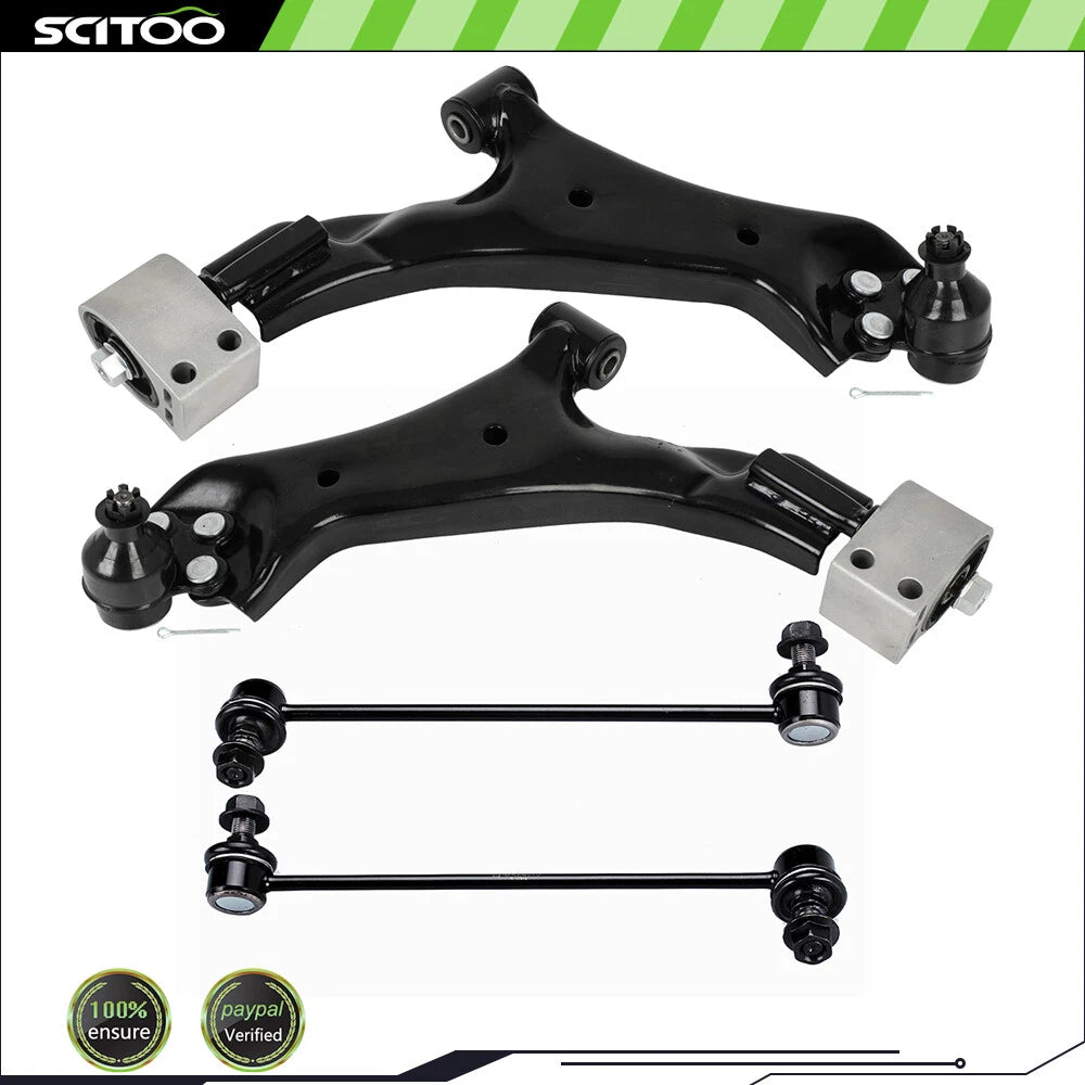 Set of 4 Front Control Arm Ball Joint Sway Bar for Chevrolet Captiva Sport (2012–2015)