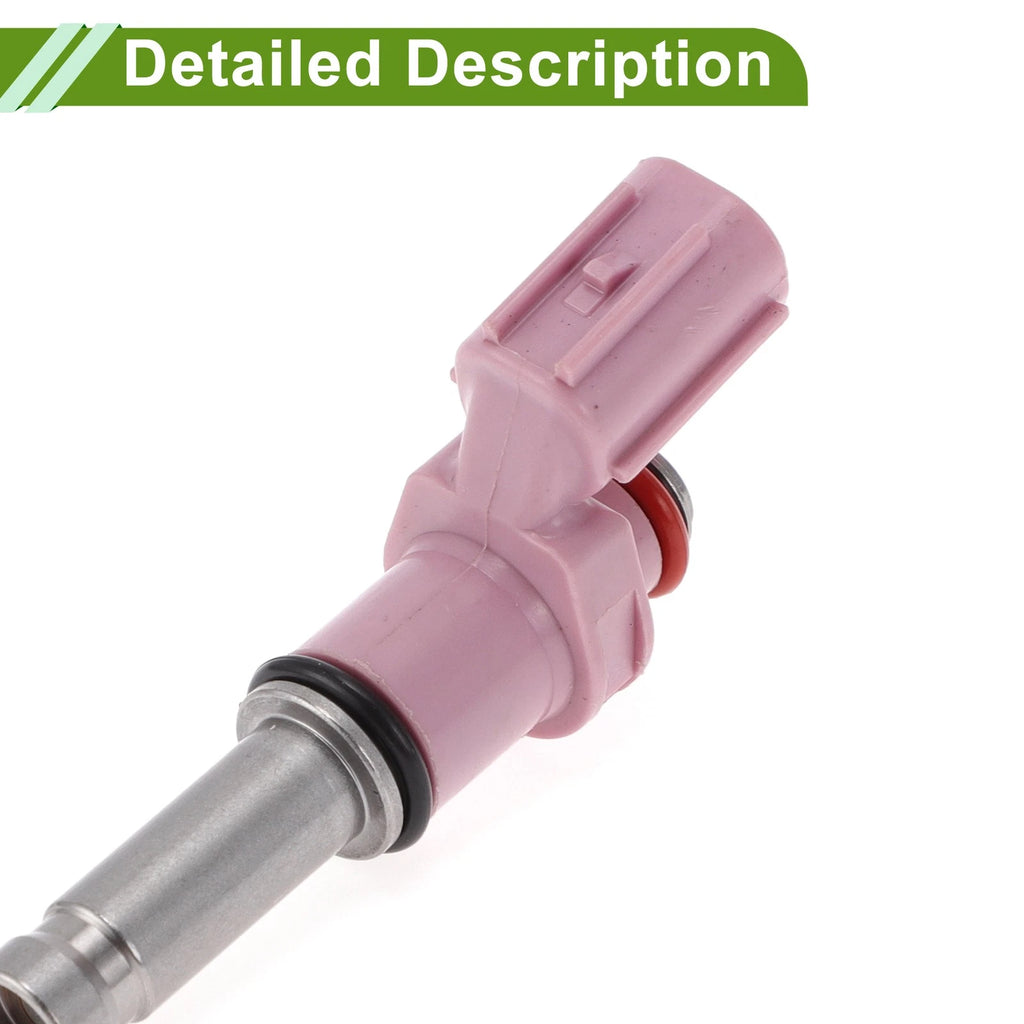 Fuel Injector No. 23209-31070 for Lexus GS350 (2007–2011) 1 Pcs Pink Gray