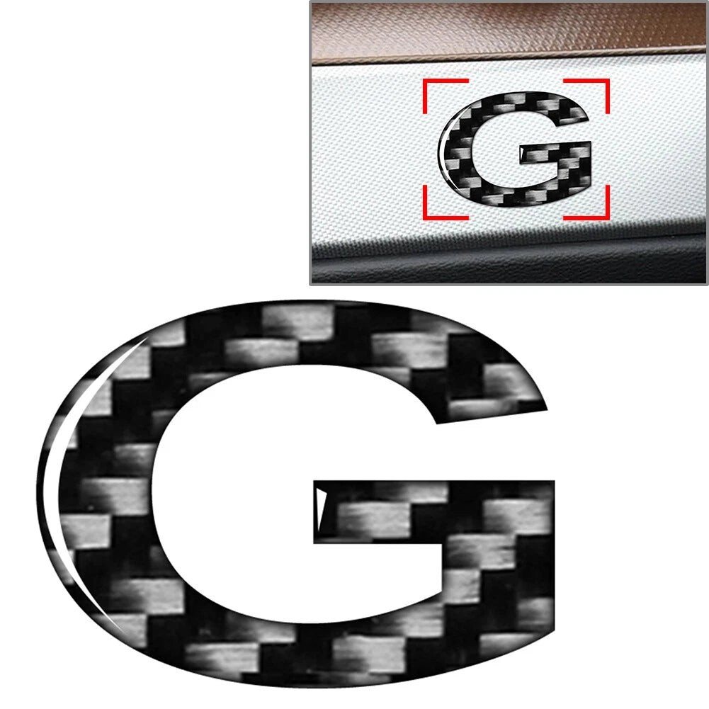 G Window Door Wall Car Badge Emblem Decals for