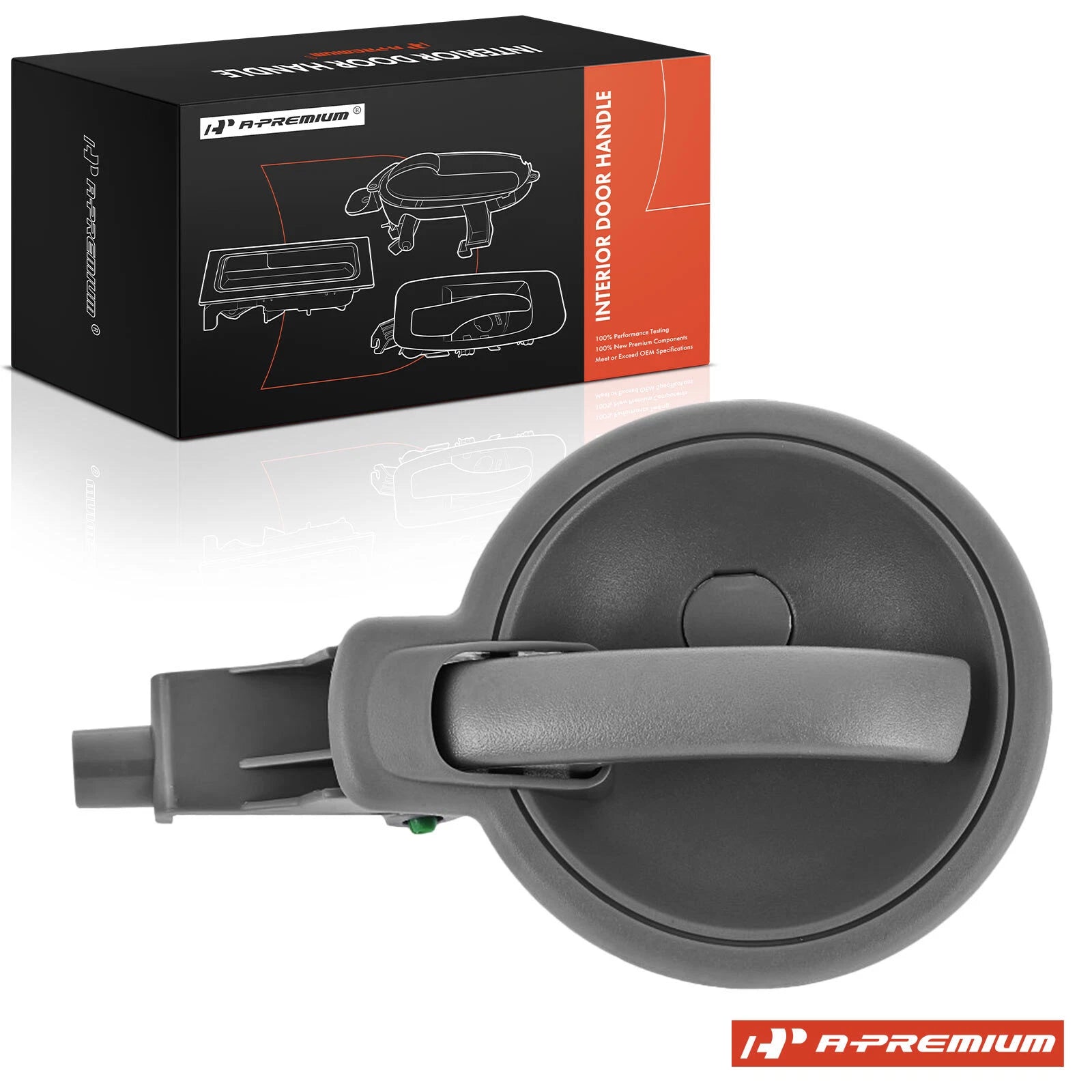 Front Left Interior Door Handle for Dodge Avenger (2008–2010) Gray