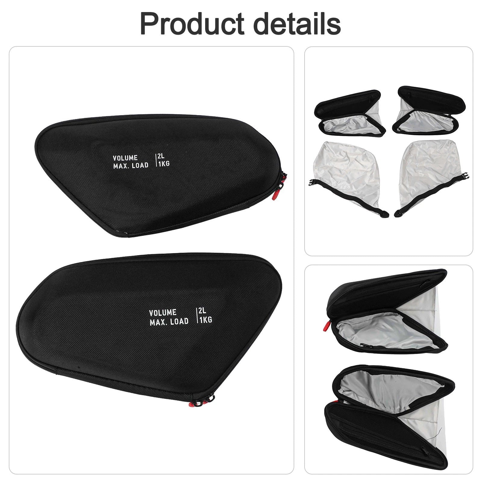 2PCS Side Pocket for Rame R1300 GS (2024–2025)