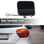 Rear Bumper Tow Hook Eye Hole Cover for Mercedes-Benz W205 (2015–2020) Dark Blue