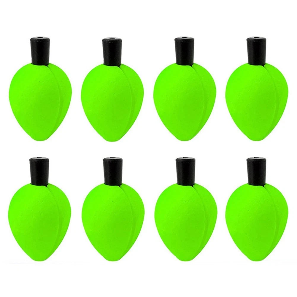8pcs Foam Fishing Floats for Long Distance Use (Freshwater/Saltwater)