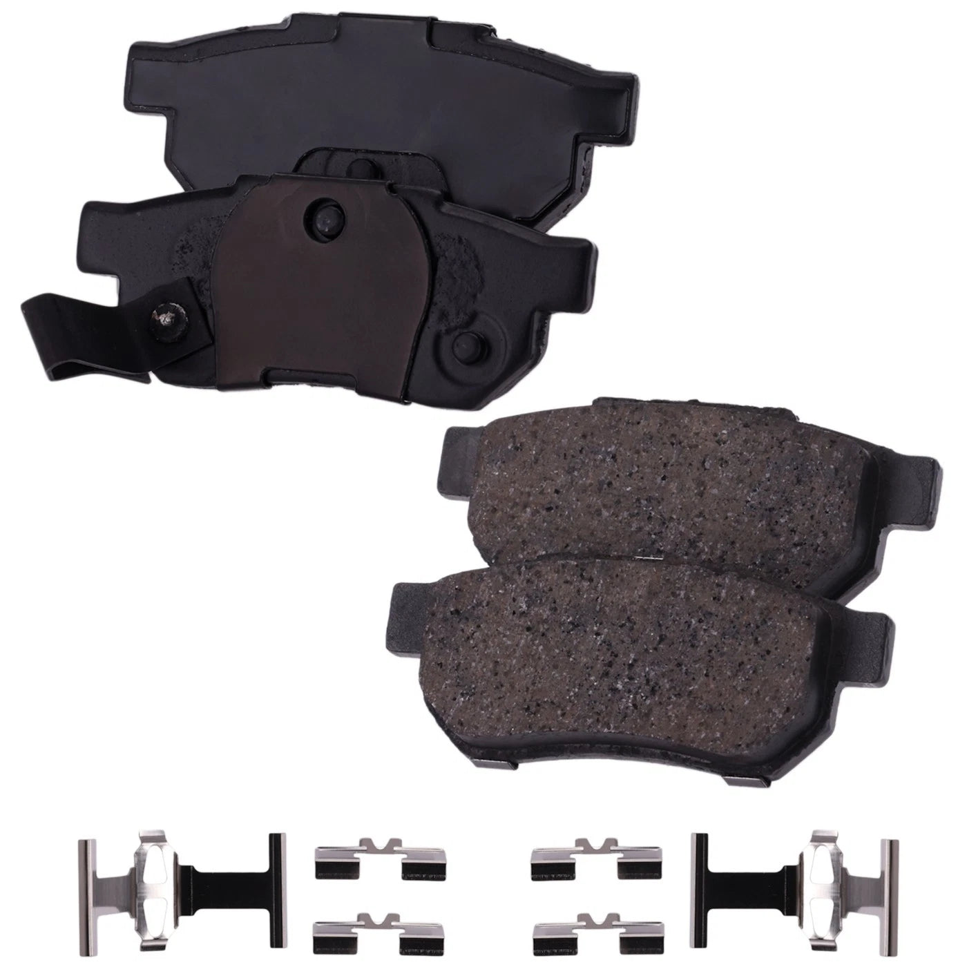 Rear Ceramic Brake Pad Set for Honda Civic, Fit (1992–2014)