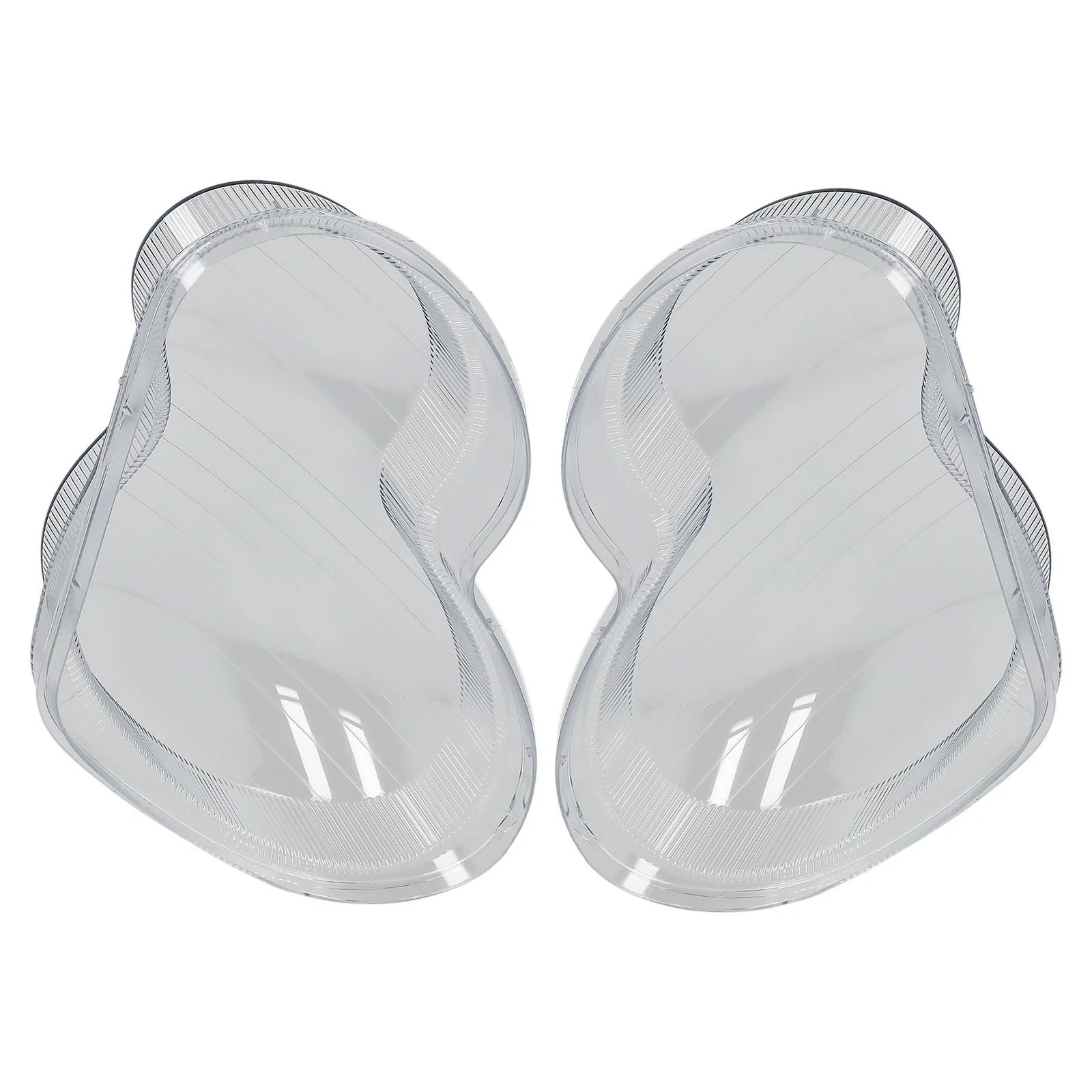 Clear Front Headlamp Lens Covers for Mercedes W203 C-Class (2001–2007)