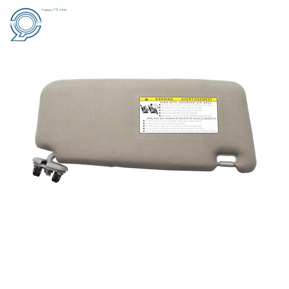 Left Driver Sun Visor for Toyota Camry (2007-2011) Gray
