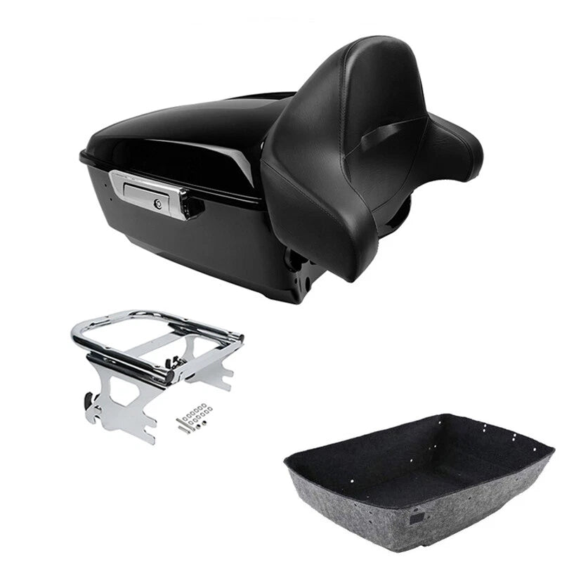 Trunk Backrest & Mounting Rack for Harley Touring Road King (1997–2008)