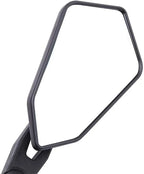 Adjustable Motorcycle Handlebar Rearview Mirrors 10mm Thread Black