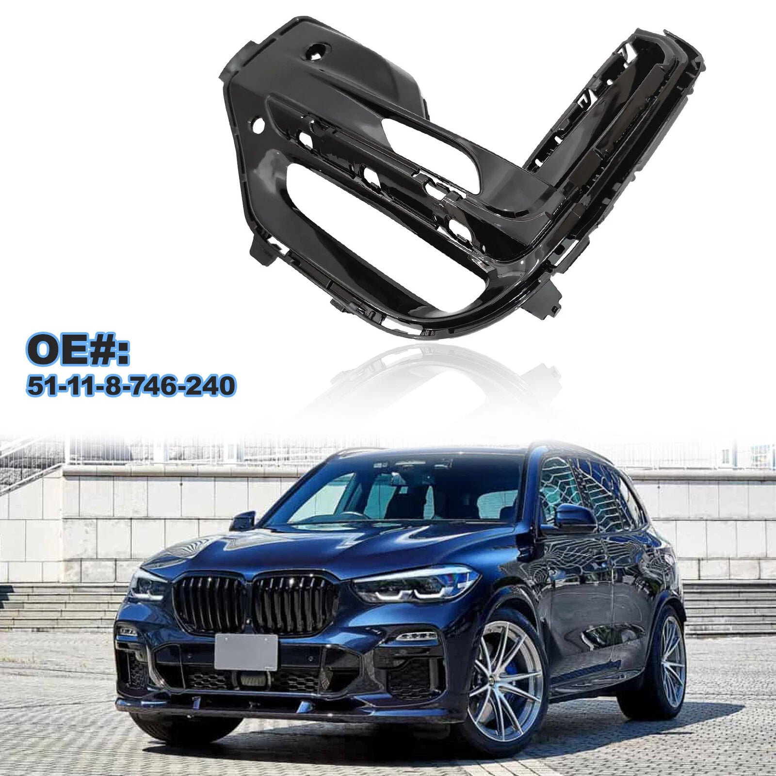 Fog Light Cover for BMW X5 (2019–2023)