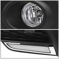 LED DRL Chrome Fog Lights Set for Honda Civic FC (2016–2017)