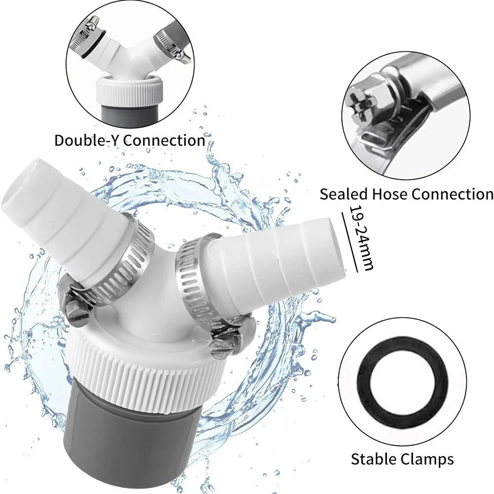 40mm Drain Adapter for Washing Machine and Dishwasher (Universal Fit)