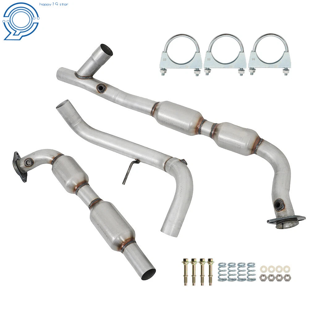 Set of 2 Catalytic Converters for Ford F-150 (1998–2000) 5.4L 4WD