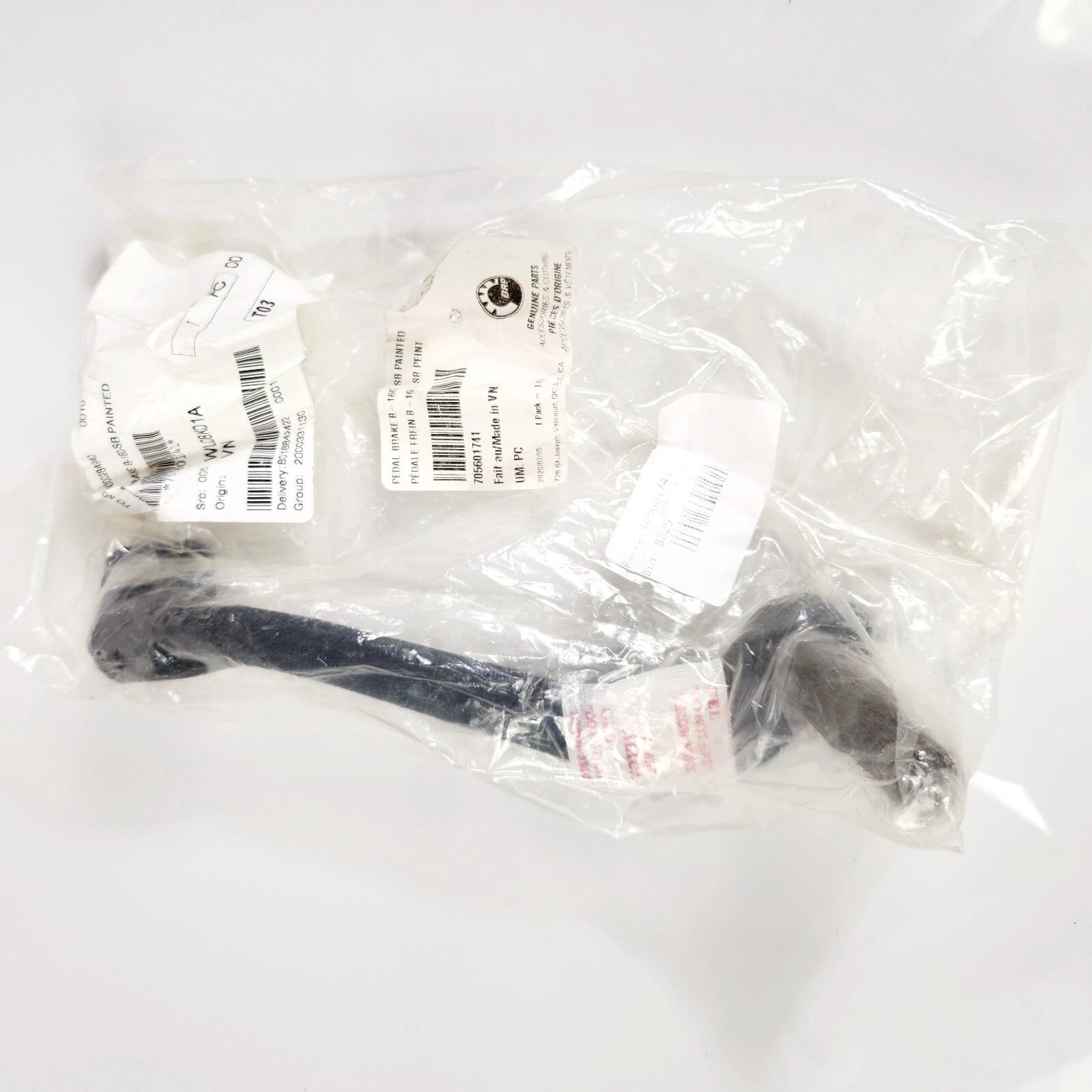 OEM Rear Foot Brake Pedal for Can-Am Ryker 600 900 (2019–2023) - Black