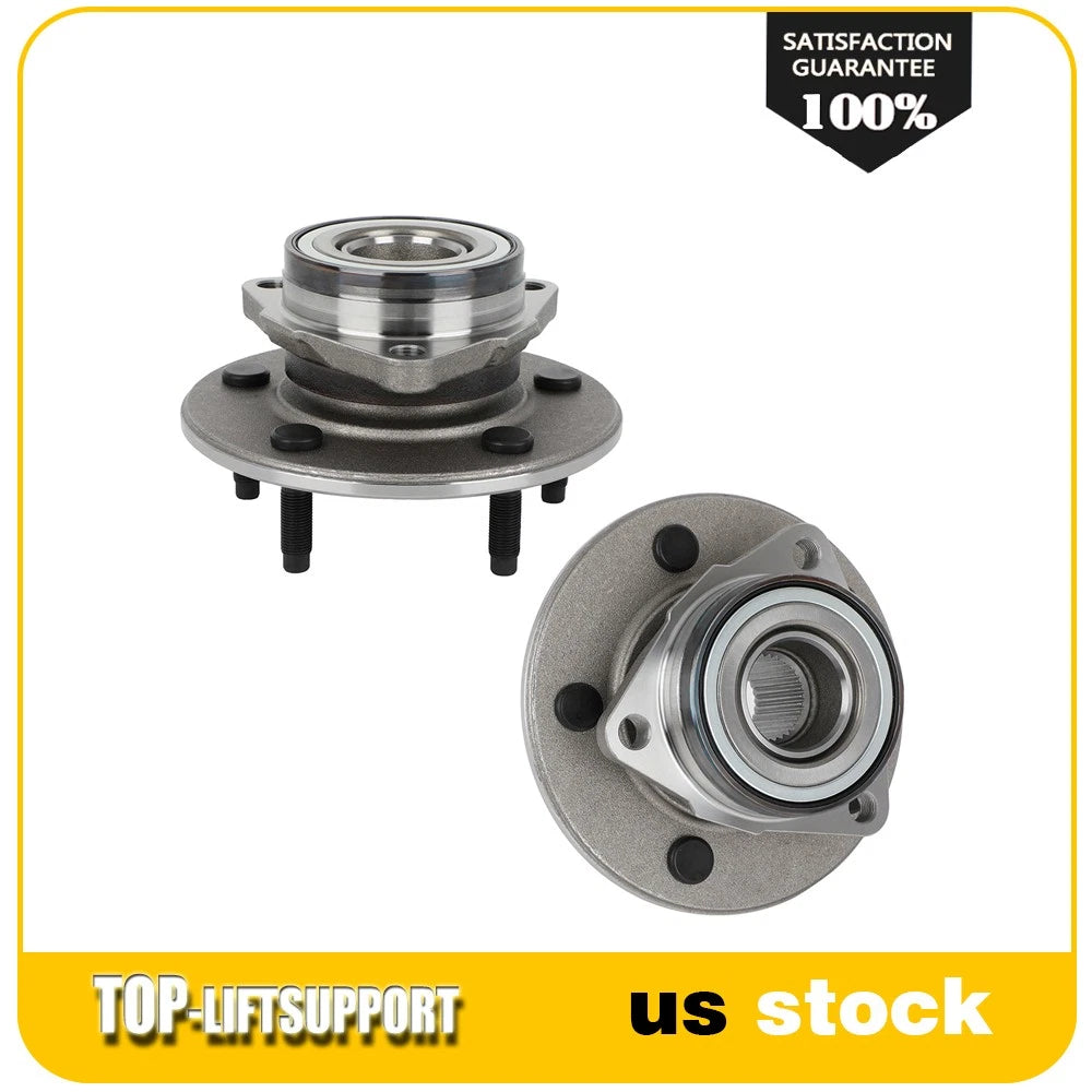 2X Front Wheel Hub & Bearing Assembly for Dodge Ram 1500 (2000–2001) 4X4