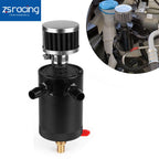 Oil Catch Can Separator with Breather Filter & Drain Valve for