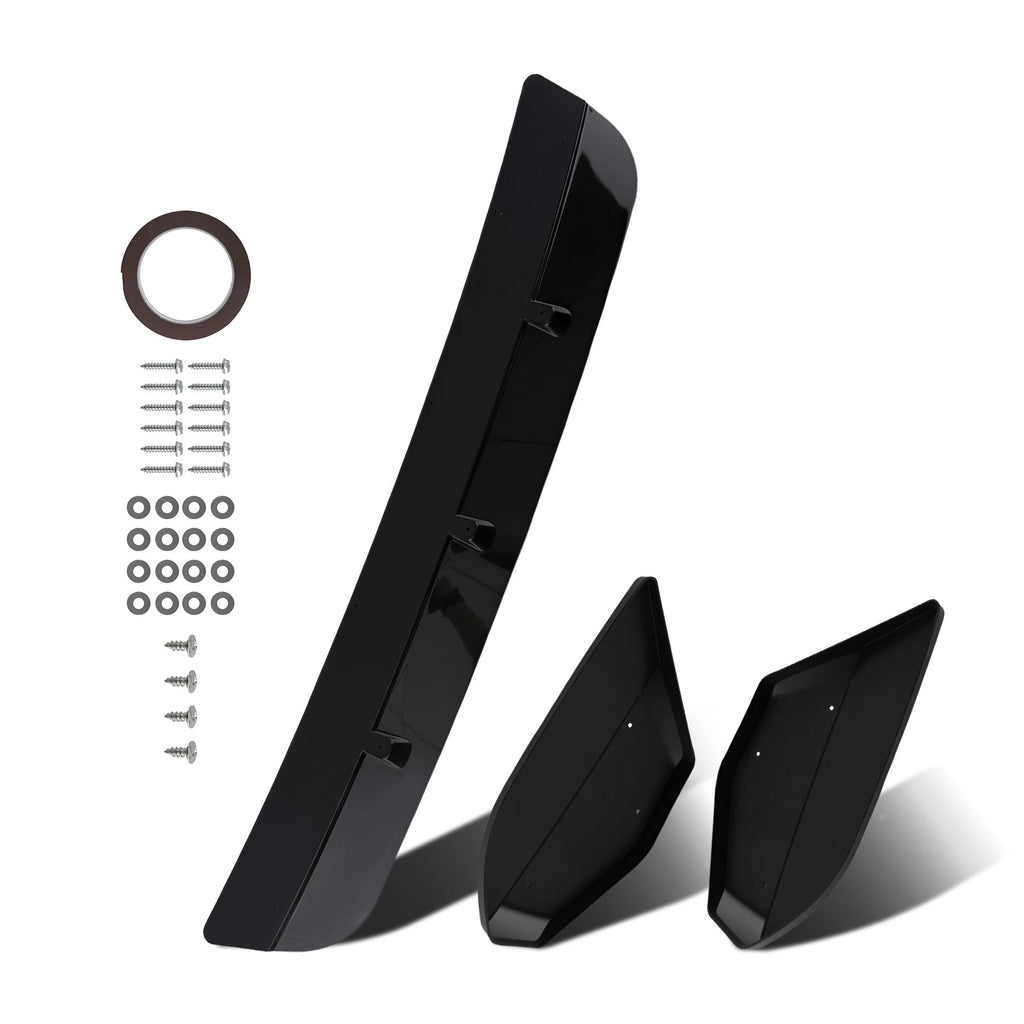 Gloss Black Front Splitter Spoiler Lip for BMW X3M F97 X4M F98 (2019–2022)