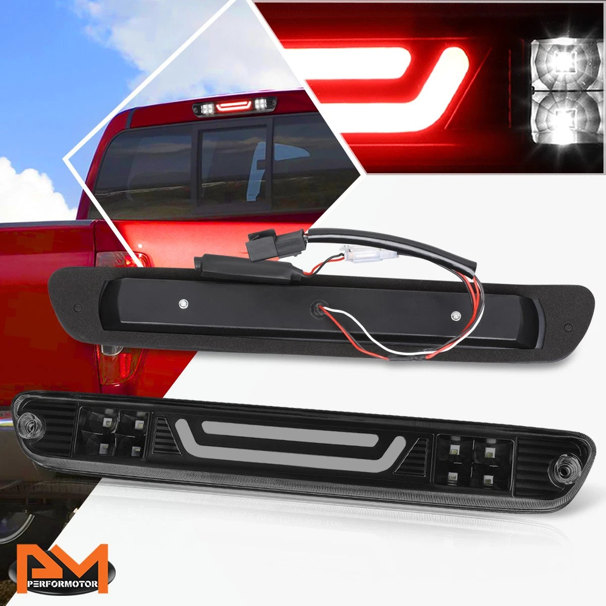 3D LED Bar 3rd Tail Brake Light for Colorado/Canyon (2004–2012)