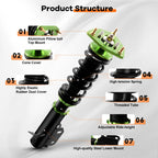 Coilovers for Subaru Impreza WRX (2002–2007) Adjustable Height