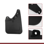 Set of 4 Mud Flaps Splash Guards for Toyota Fortuner (2010–2015)