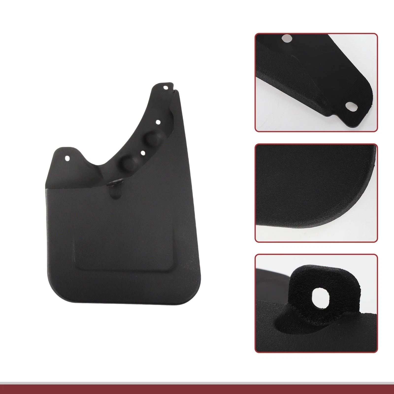 Set of 4 Mud Flaps Splash Guards for Toyota Fortuner (2010–2015)