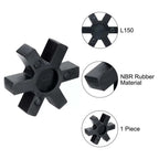 Set of 2 Heavy Duty Rubber Spider Inserts for Lovejoy LJaw Coupling