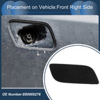 Front Right Washer Nozzle Cover Cap for Audi TT (2016–2023) 1 Pcs Black