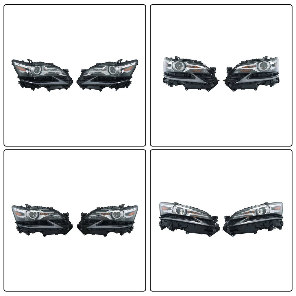 Set of 2 LED Headlights for Lexus GS350 GS-F GS200t GS450h (2016–2020)