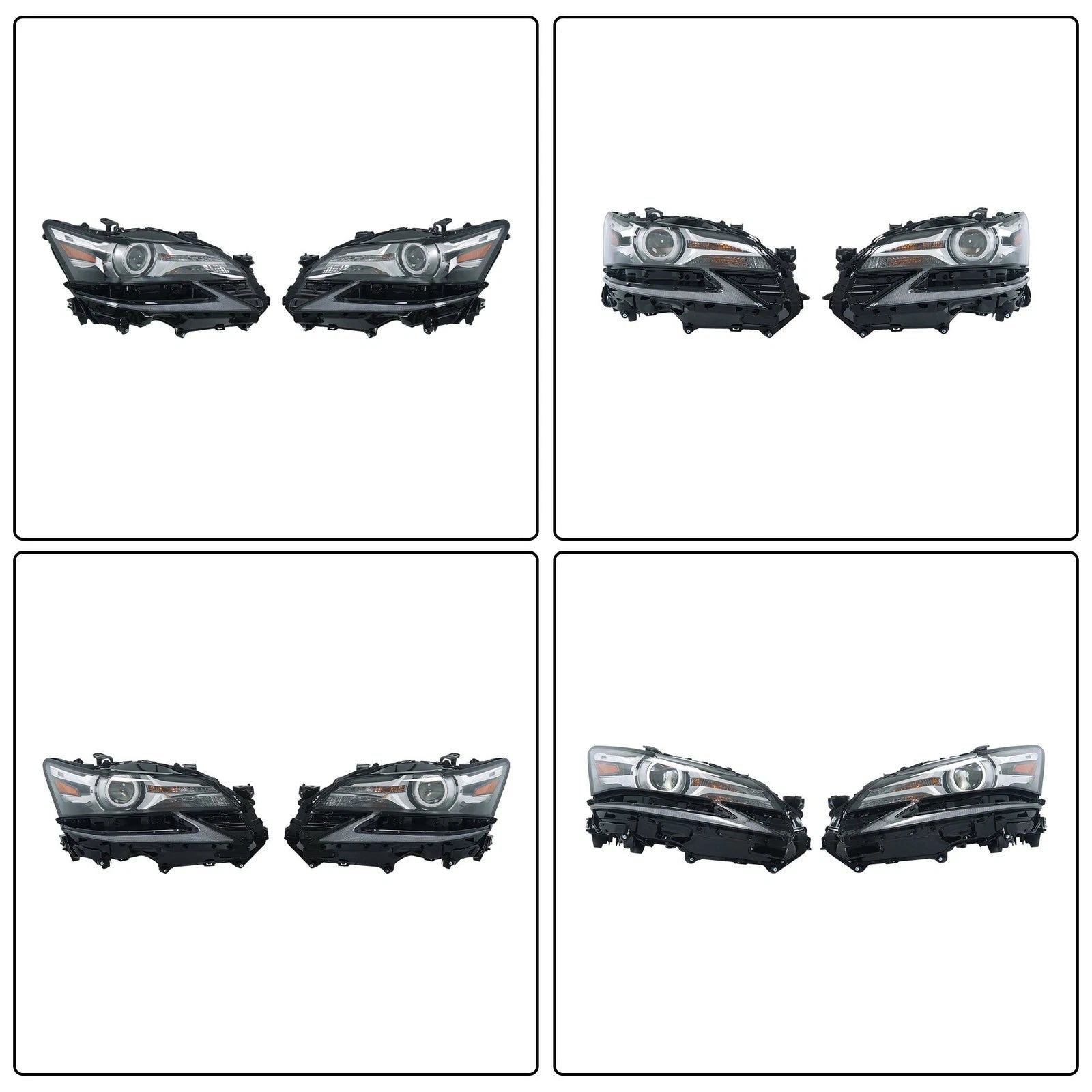 Set of 2 LED Headlights for Lexus GS350 GS-F GS200t GS450h (2016–2020)