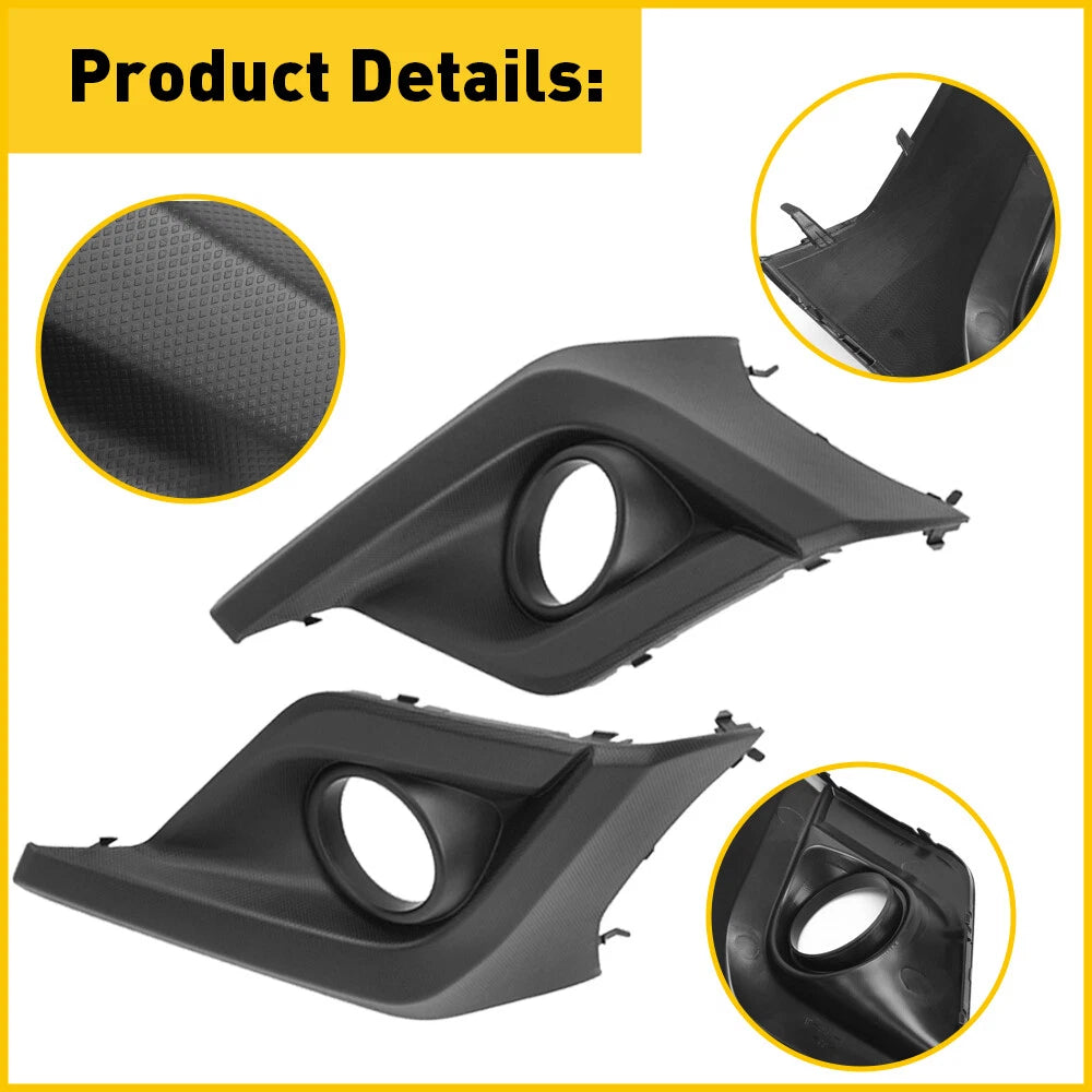 Fog Light Cover Bezel Pair for Subaru Crosstrek (2018–2020)