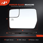 Heated Driver Mirror Glass with Spotter for Ford F-150 (2011–2014)