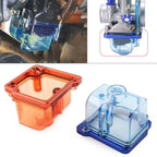 Carburetor Bottom Float Bowl Plastic Shell for I/II/III Carb (Orange Transparent)