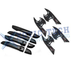 Carbon Fiber Pattern Side Door Handle Bowl Overlay for Honda Civic (2016-2021)