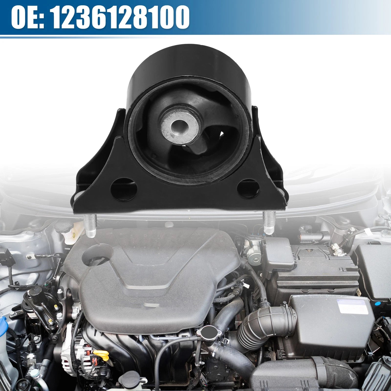 Front Engine Motor Mount for Toyota Highlander 4 Cyl 2.4L (2001–2007) No.1236128100