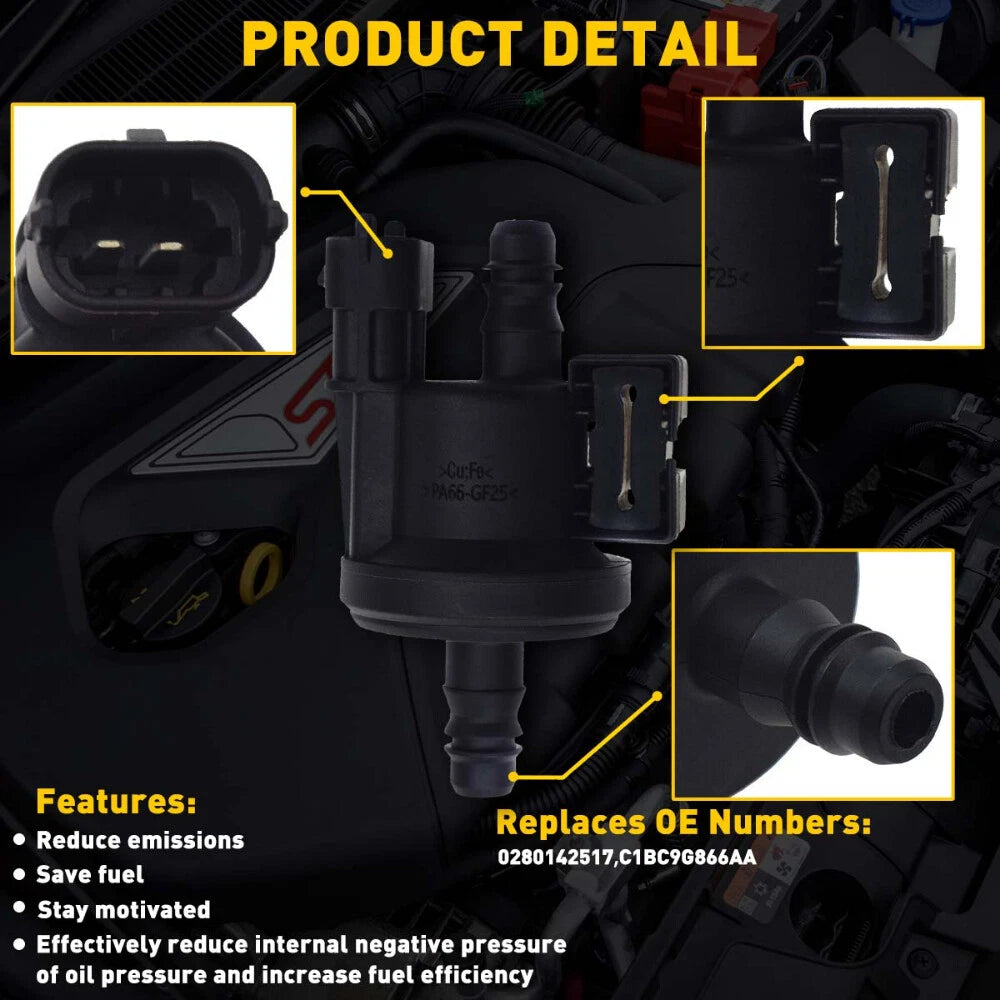 EVAP Purge Valve for Ford Fiesta Focus (2011–2018)