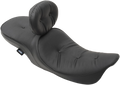 EZ Glide II Backrest for Drag Specialties Seats (Large, Vinyl) 0822-0189