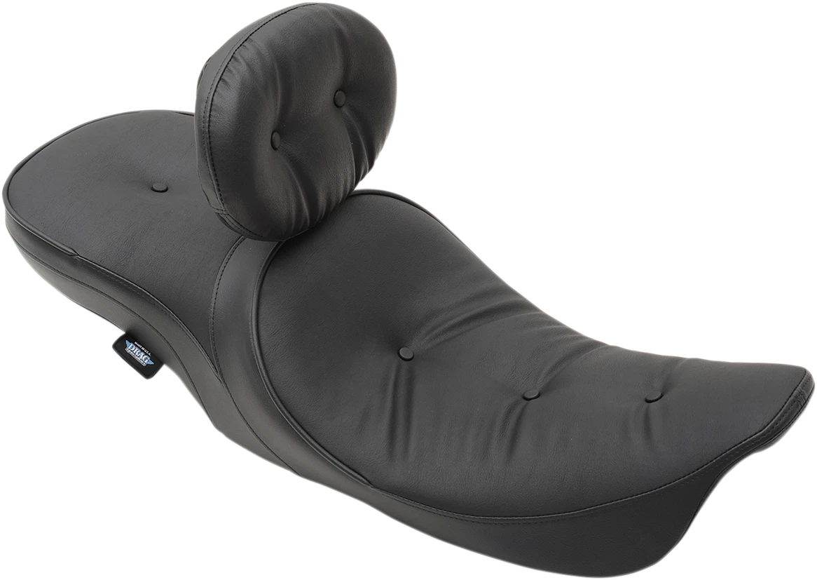 EZ Glide II Backrest for Drag Specialties Seats (Large, Vinyl) 0822-0189