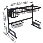 Stainless Steel Dish Rack with Cutlery Holder for Kitchen (2023)