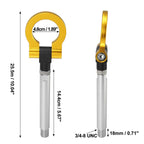 Tow Hook Screw for Lexus IS (2014–2021) - Gold Tone Round Bumper Ring