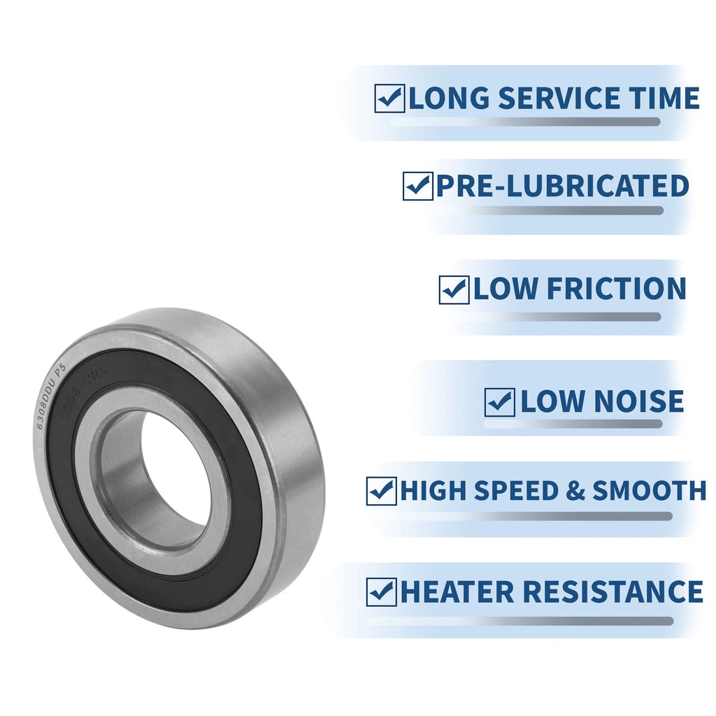 6308DDU Deep Groove Ball Bearings for Scooter Skateboard Wheel (40x90x23mm)