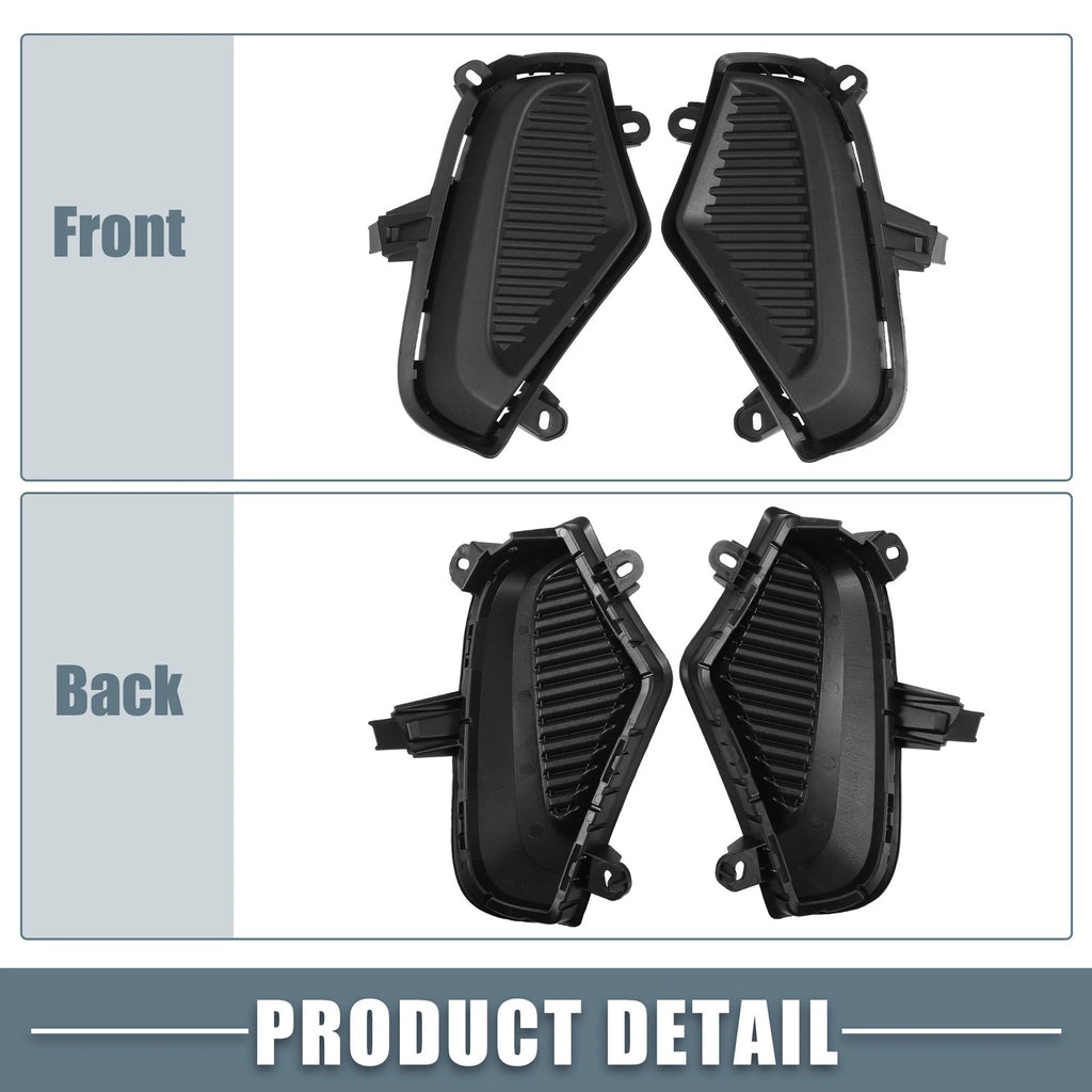 Set of 2 Fog Light Grille Covers for Toyota RAV4 (521280R150, 521270R150)