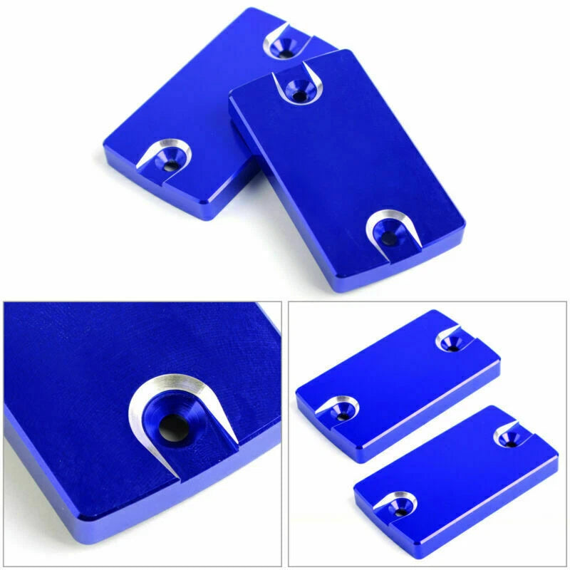 2X Front Brake Fluid Reservoir Cap Blue for Suzuki Bandit1250/S/F (2007–2016) SV1000 T9