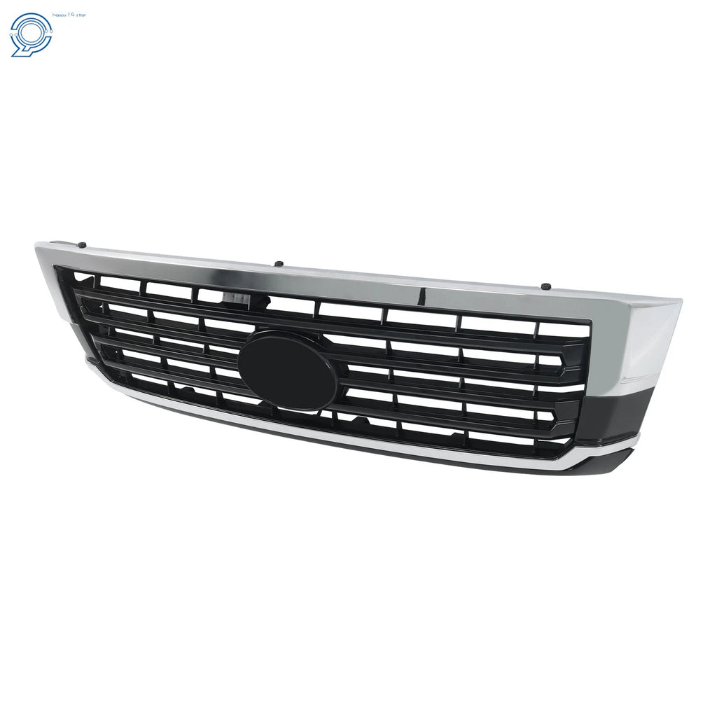 Chrome and Gloss Black Front Bumper Upper Grille for Toyota Sequoia (2018–2022)