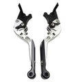 CNC Silver Extendable Brake Clutch Levers for Yamaha YZF R1 R1M R1S R6 MT-09 (2015-2023)