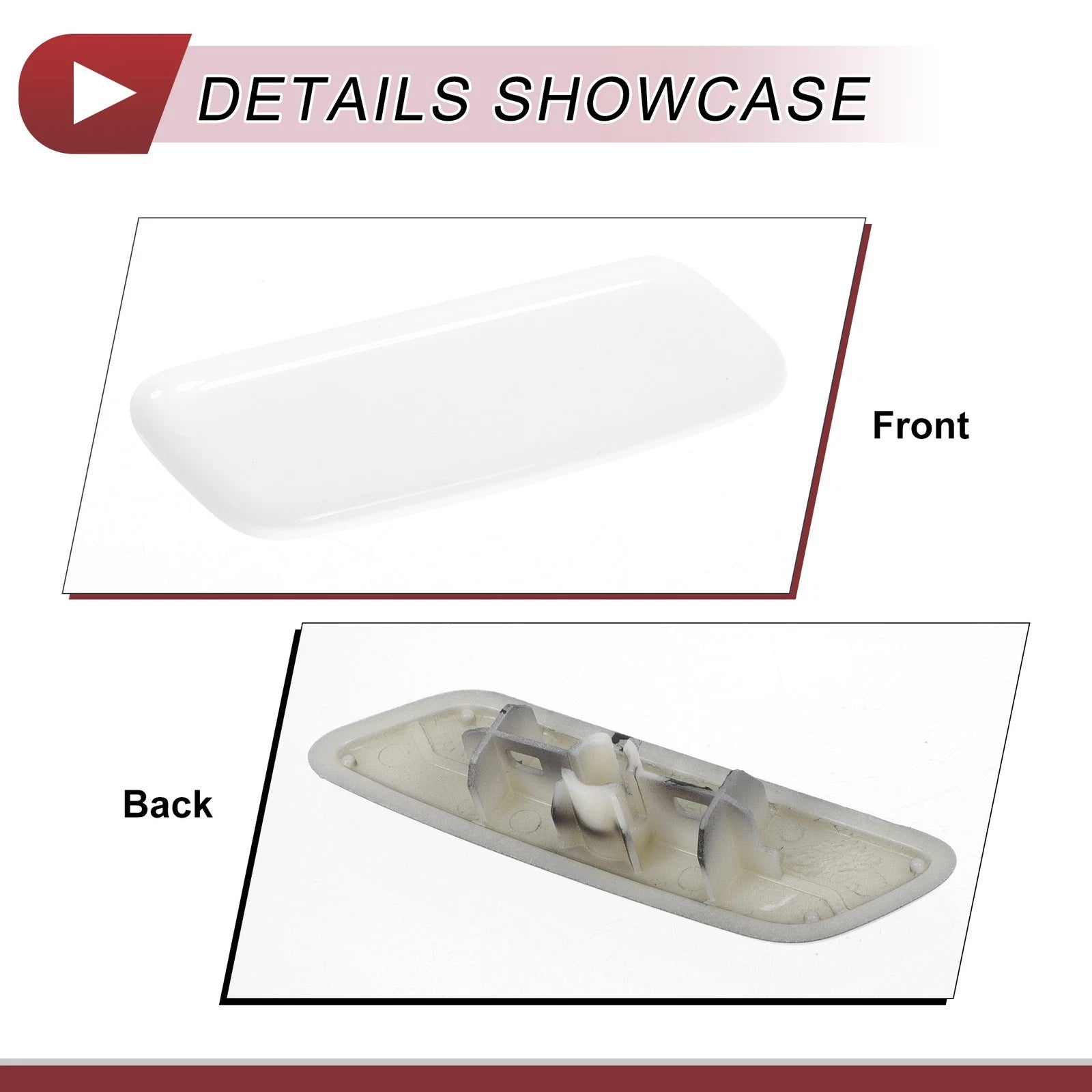 Washer Nozzle Cover Cap for Lexus IS250 (2009–2010) White
