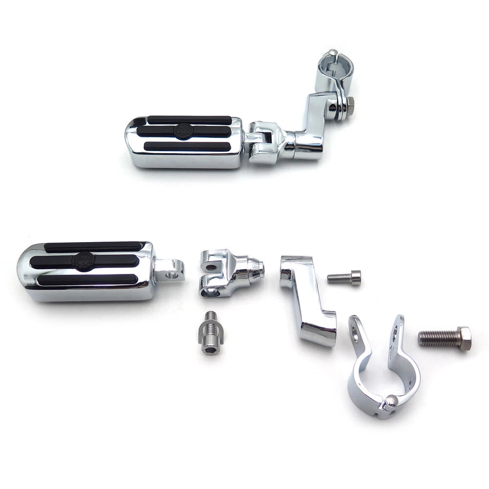 Groove Skull Highway Footpeg Footrest for Harley Sportster XL (1.25")