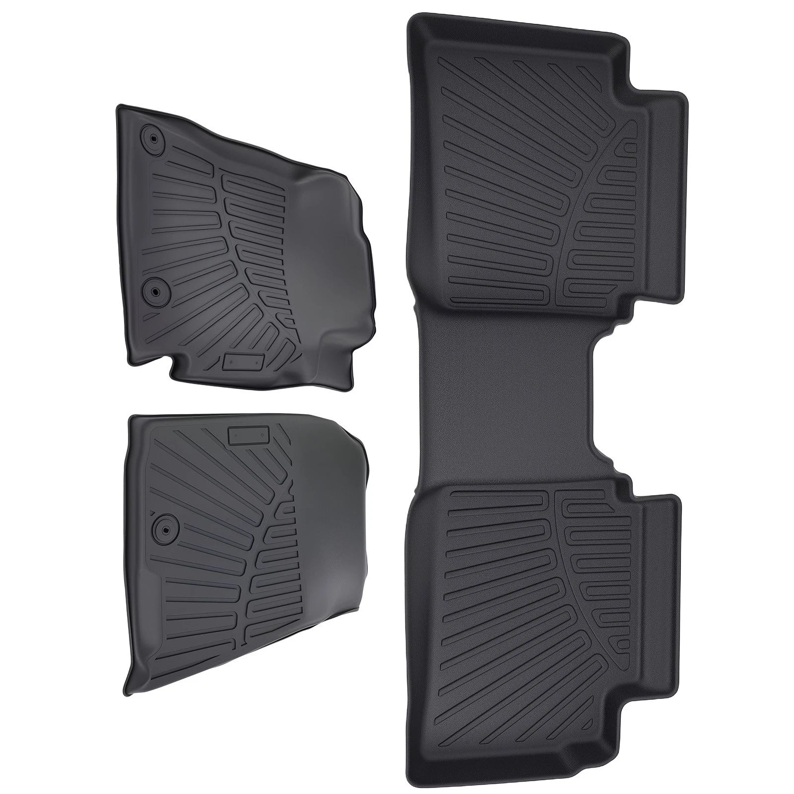 Set of 4 Carpet Floor Mats for Kia Forte (2019–2024) TPE Rubber Waterproof