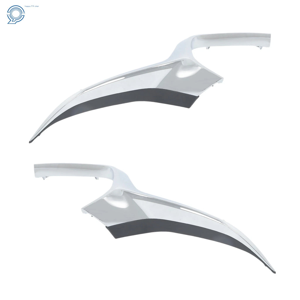 Set of 2 Chrome Front Bumper Grille Trims for Mazda 3 (2019-2023)