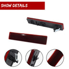 2X Red Lens Rear Bumper Reflector Lights for Honda Pilot (2006–2008)