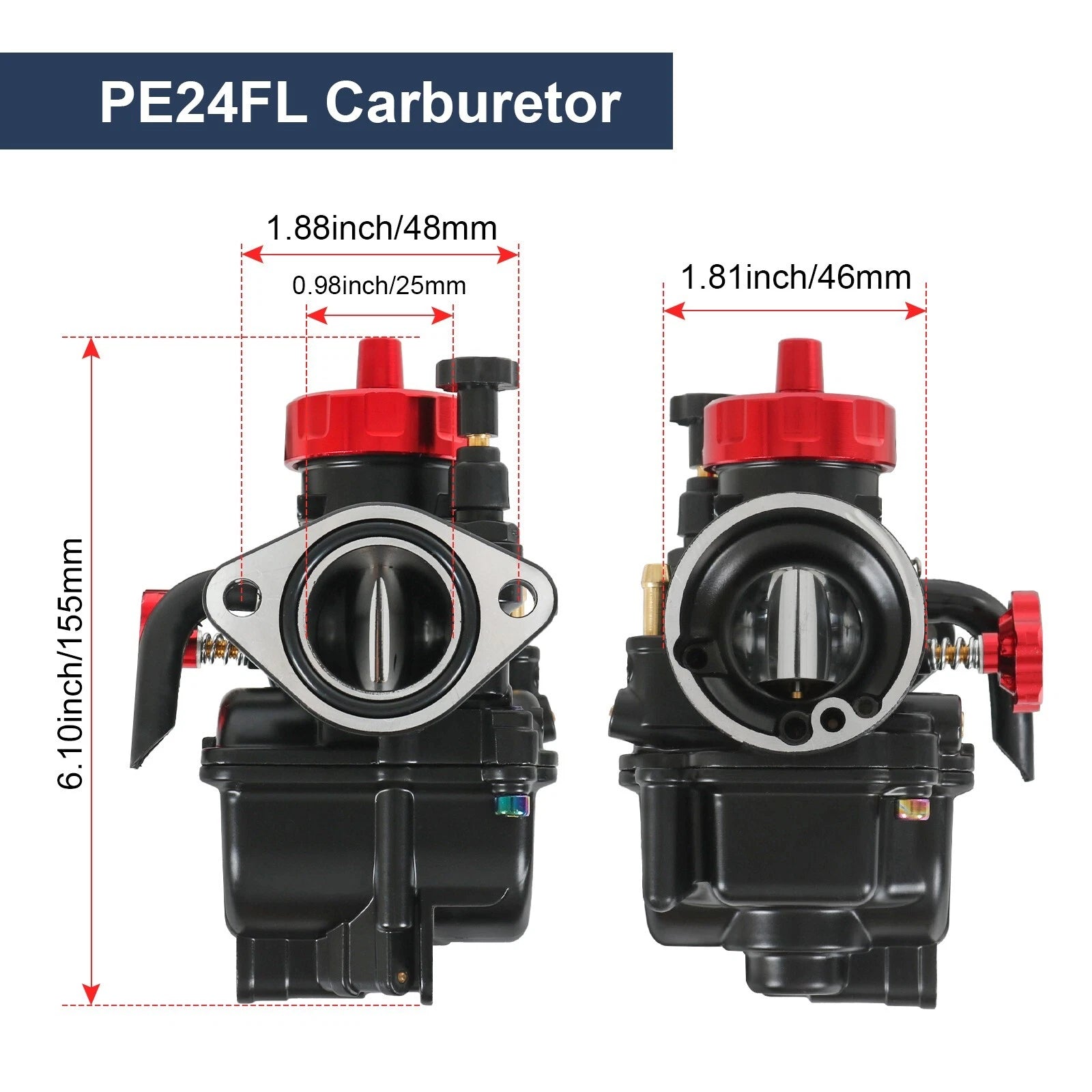 Carburetor for Yamaha TTR125E TTR125L TTR125LE (2000–2023)