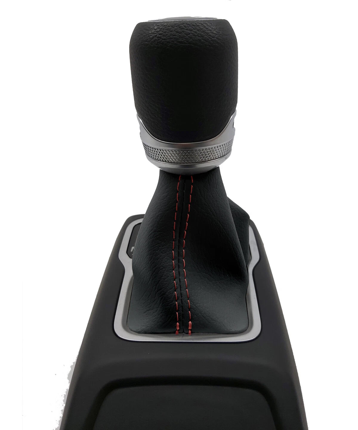 Automatic Shift Boot Cover for Jeep Wrangler (2018–2020) Black Red Stitch